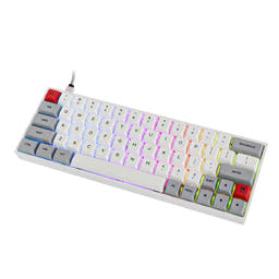 SKYLOONG SK64/SK64S as variant: SK64 (Wired Mode Only) / Grey White / Gateron Optical Brown
