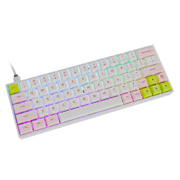 SKYLOONG SK64/SK64S as variant: SK64 (Wired Mode Only) / Pink White / Gateron Optical Brown