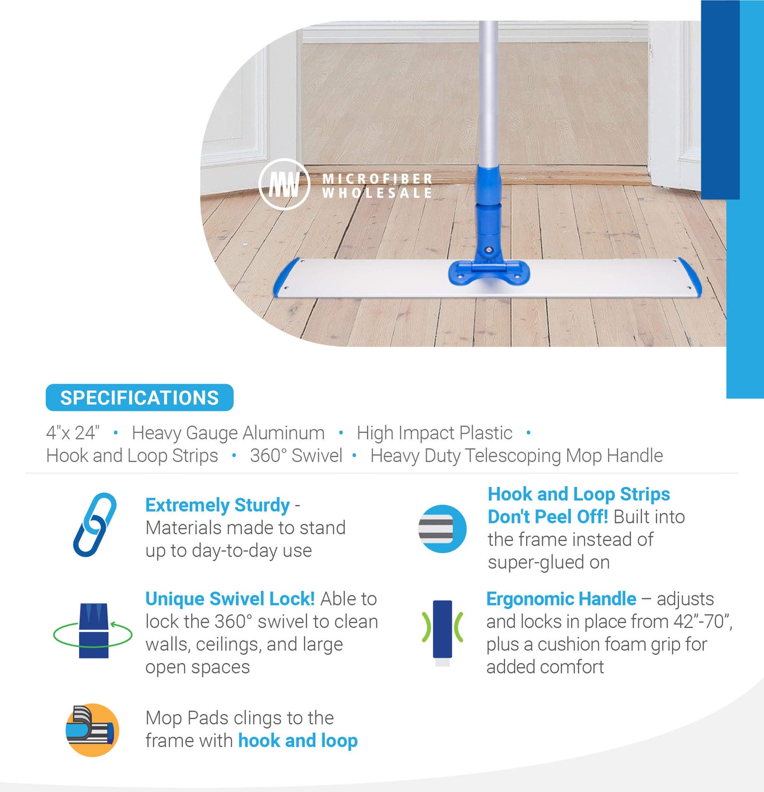 BASKETBALL COURT CLEANING SYSTEM Microfiber Wholesale