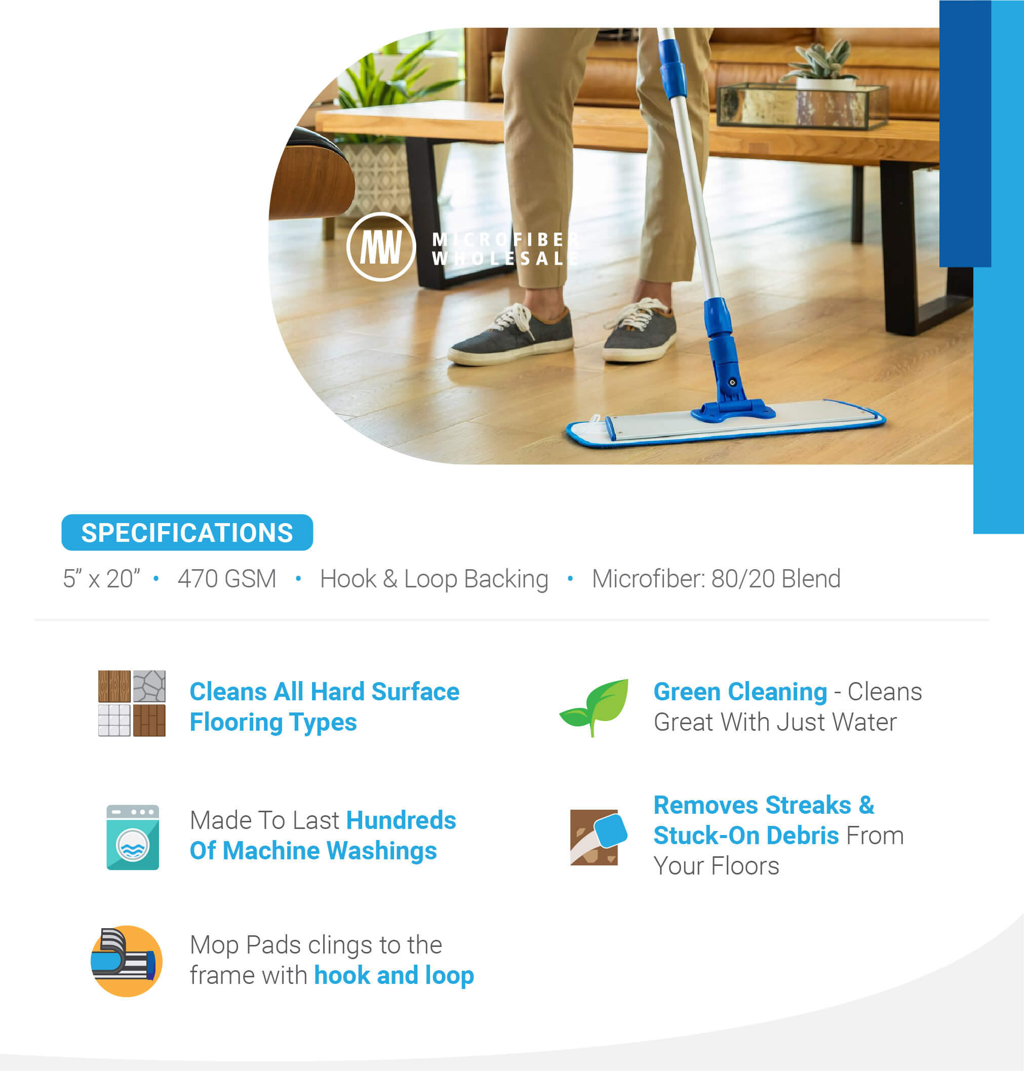 microfiber mop pad system reviews