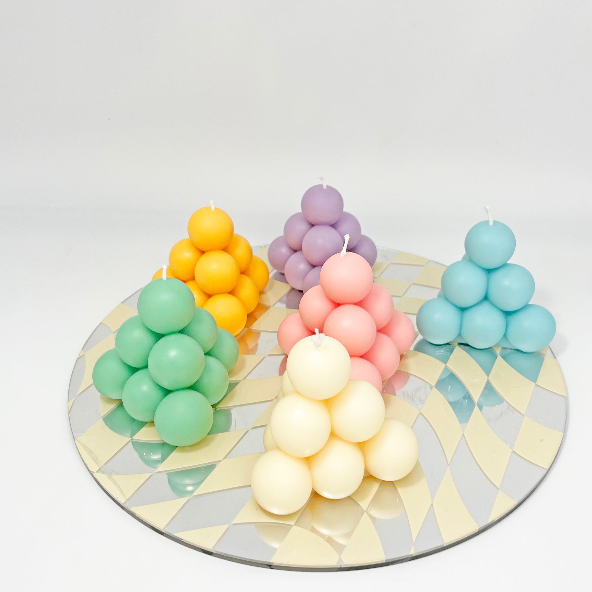 3 set of Colorful Small Bubble Candles │ Kawaii Candle – Yui Brooklyn