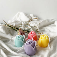 Load image into Gallery viewer, Colorful 2 Tulips Shape Candle  │ Kawaii Candle
