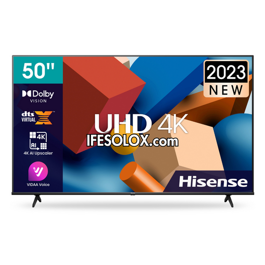 🚀 Hisense Pantalla 50 pulgadas 4K Smart TV UHD 50A6GV VIDAA 