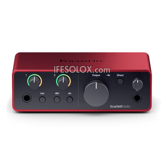 Focusrite Scarlett Solo 4th Gen USB Audio Interface Nigeria