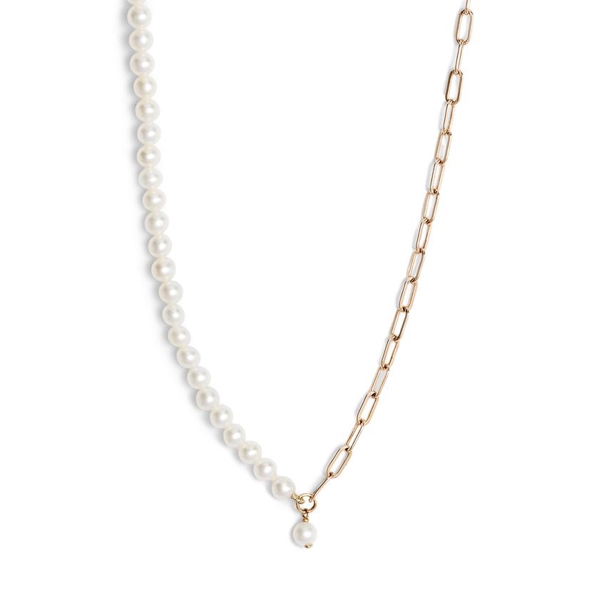 Pearl Chain Link Choker – POPPY FINCH U.S.