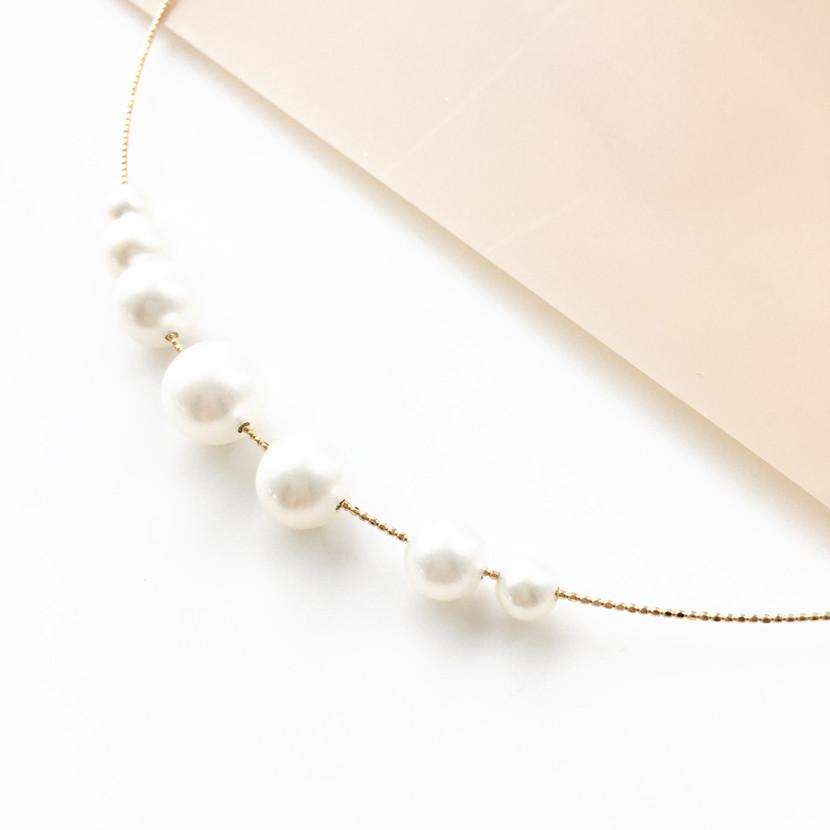 18K Pearl Choker Necklace – POPPY FINCH U.S.