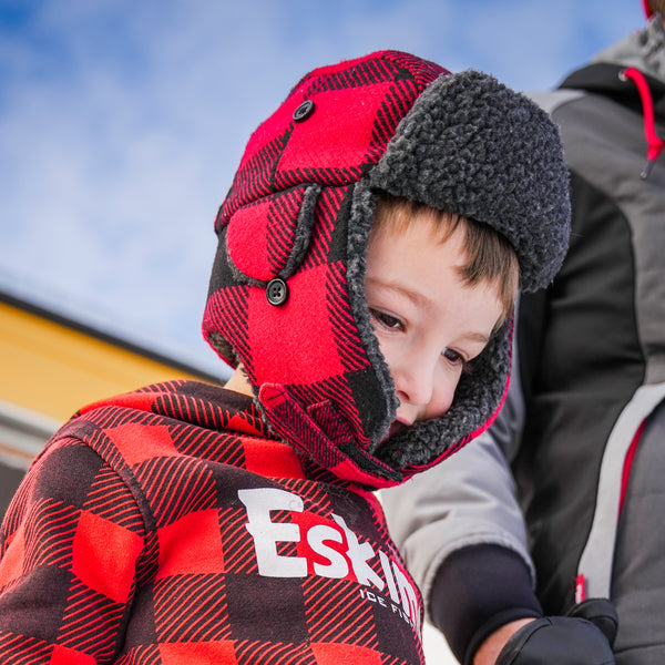 Plaid Alaskan Fur Hat