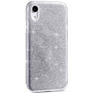 Coque iphone XR gris à paillettes Achat coque bumper pas