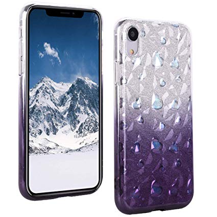 Coque iphone XR gris à paillettes Achat coque bumper pas