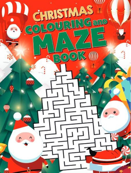 Christmas Colour + Maze image