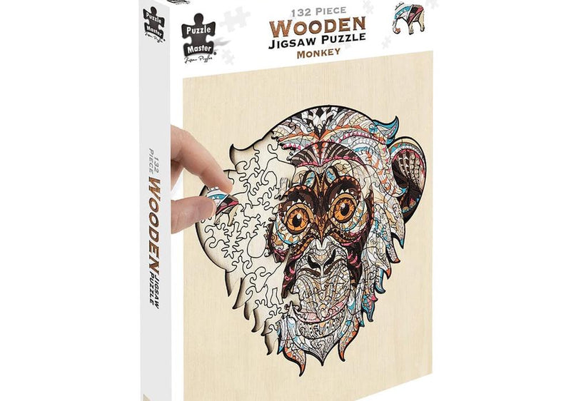 Wooden Puzzle - Monkey image