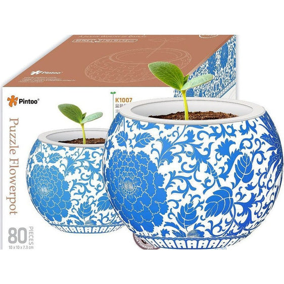 Puzzle Flowerpot - Oriental image