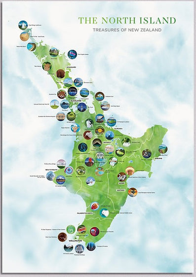 Scratch Map - NORTH Island image