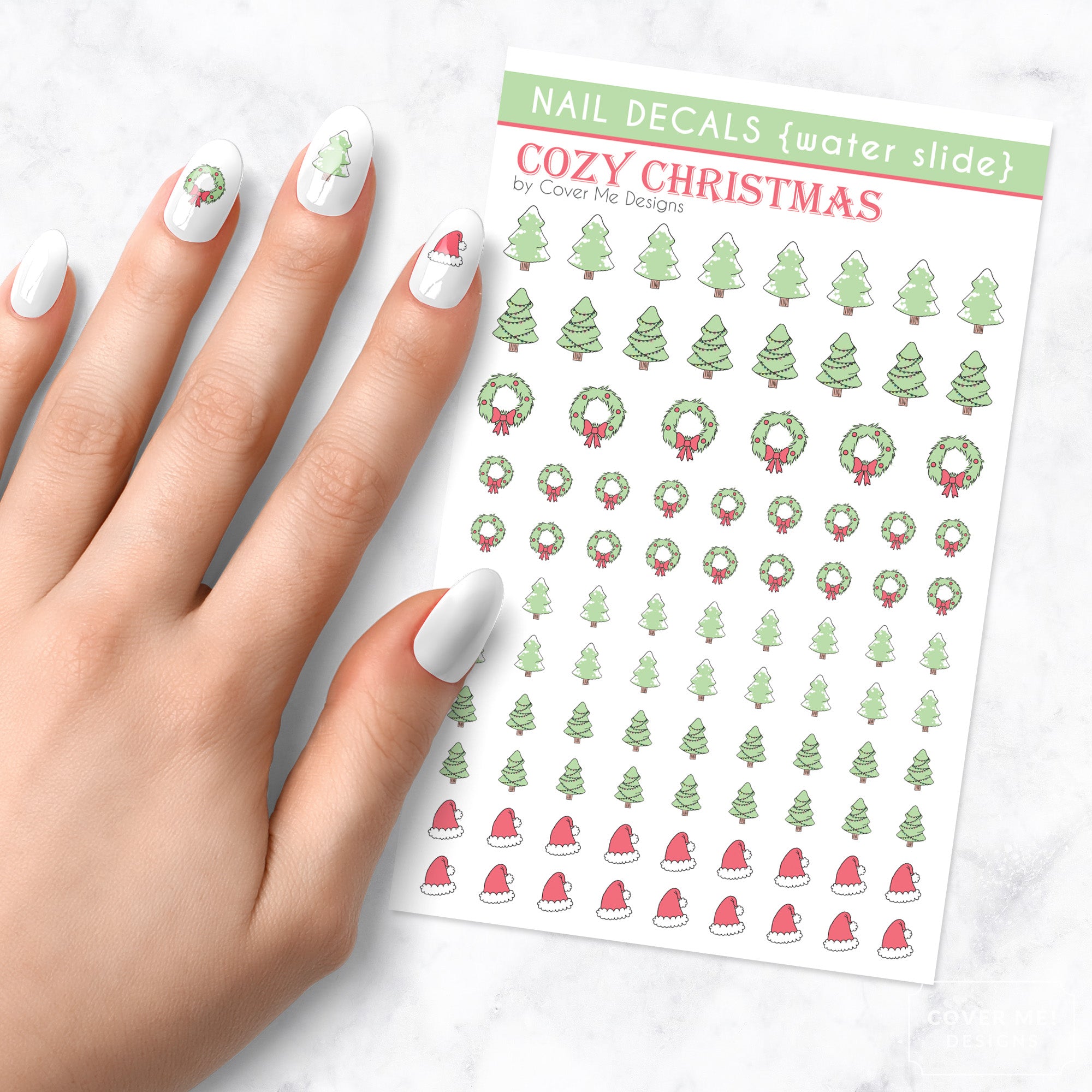 where to buy christmas nail decals