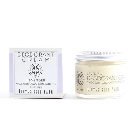 Little Seed Farms Lavender natural deodorant cream without baking soda