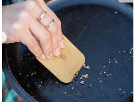 Grease Be Gone - Bamboo Pot Scraper