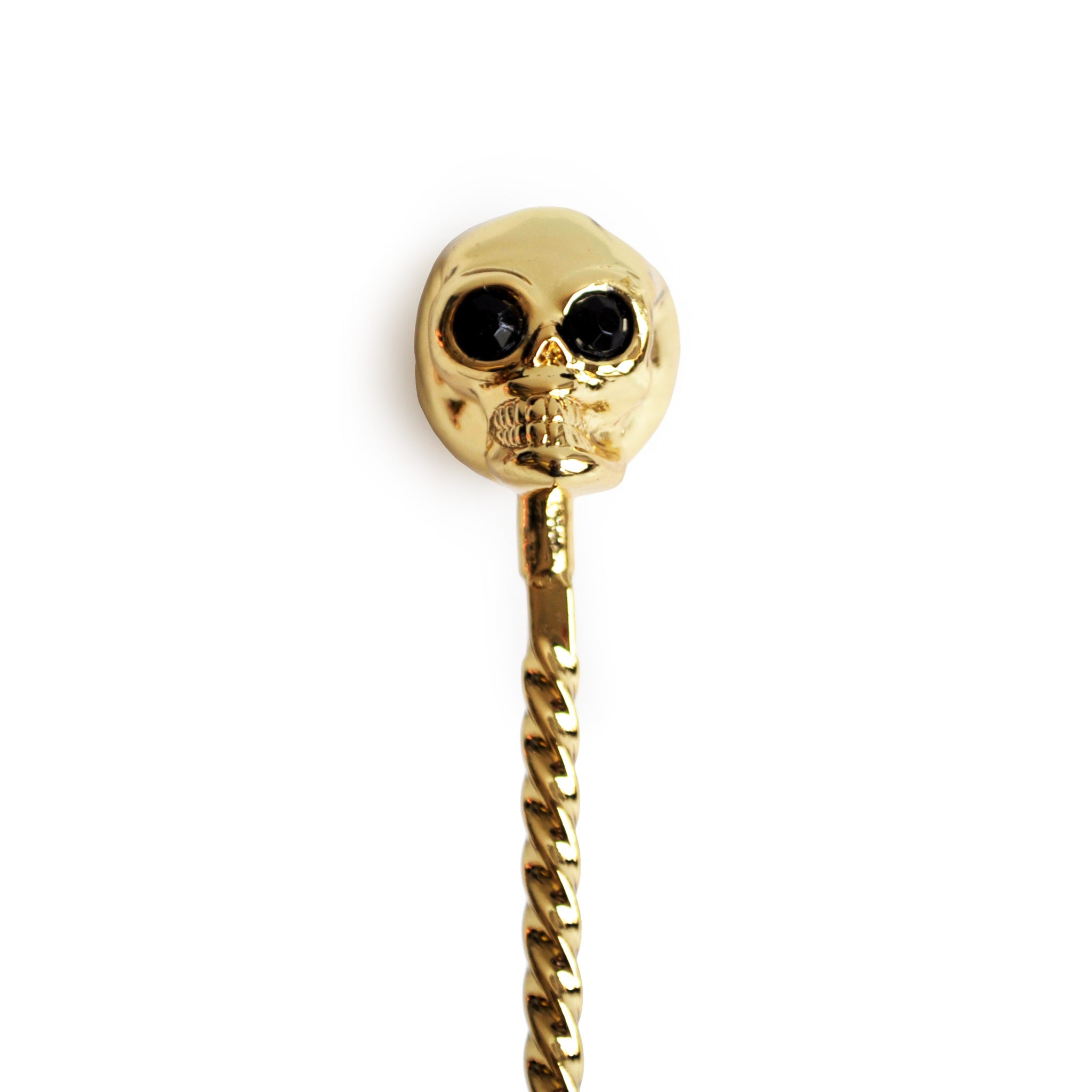 SKULL BARSPOON / GOLD-PLATED / 33cm