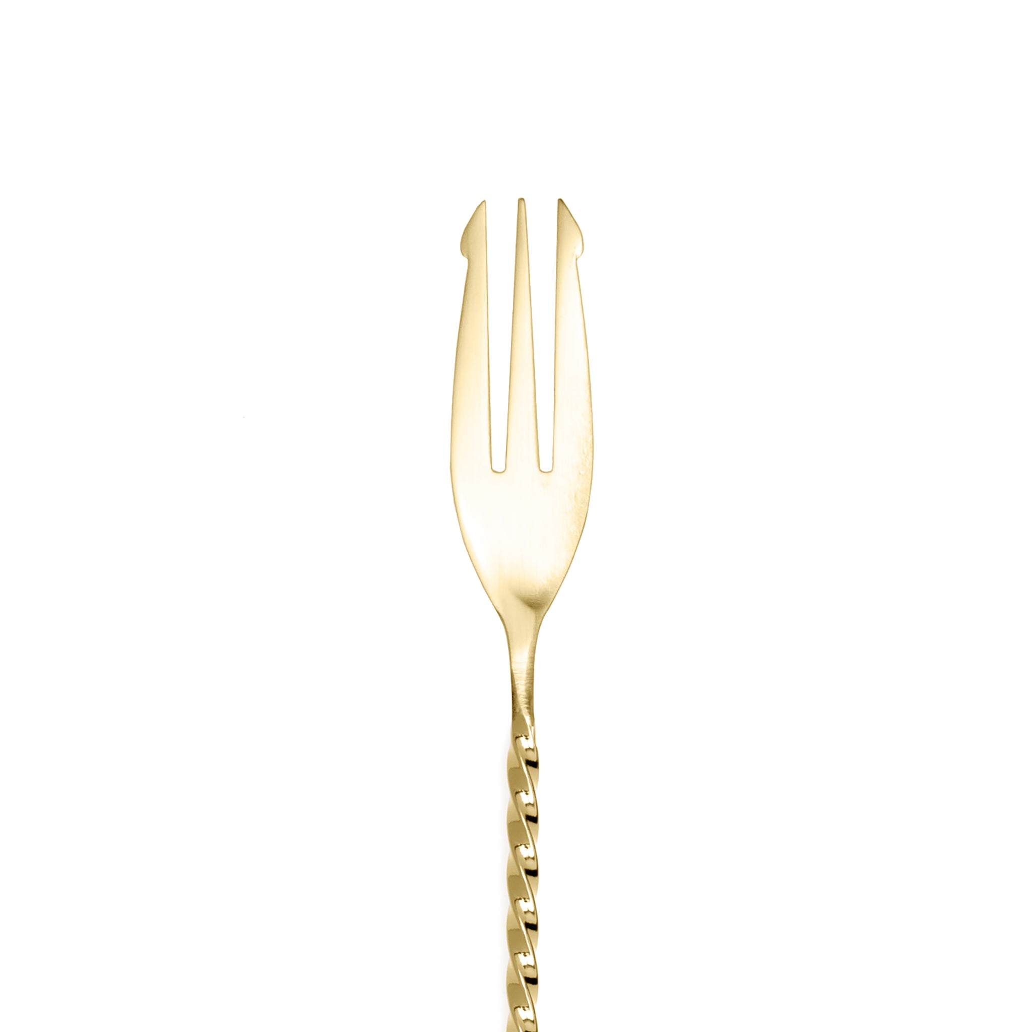 TRIDENT BARSPOON / GOLD-PLATED / 40cm