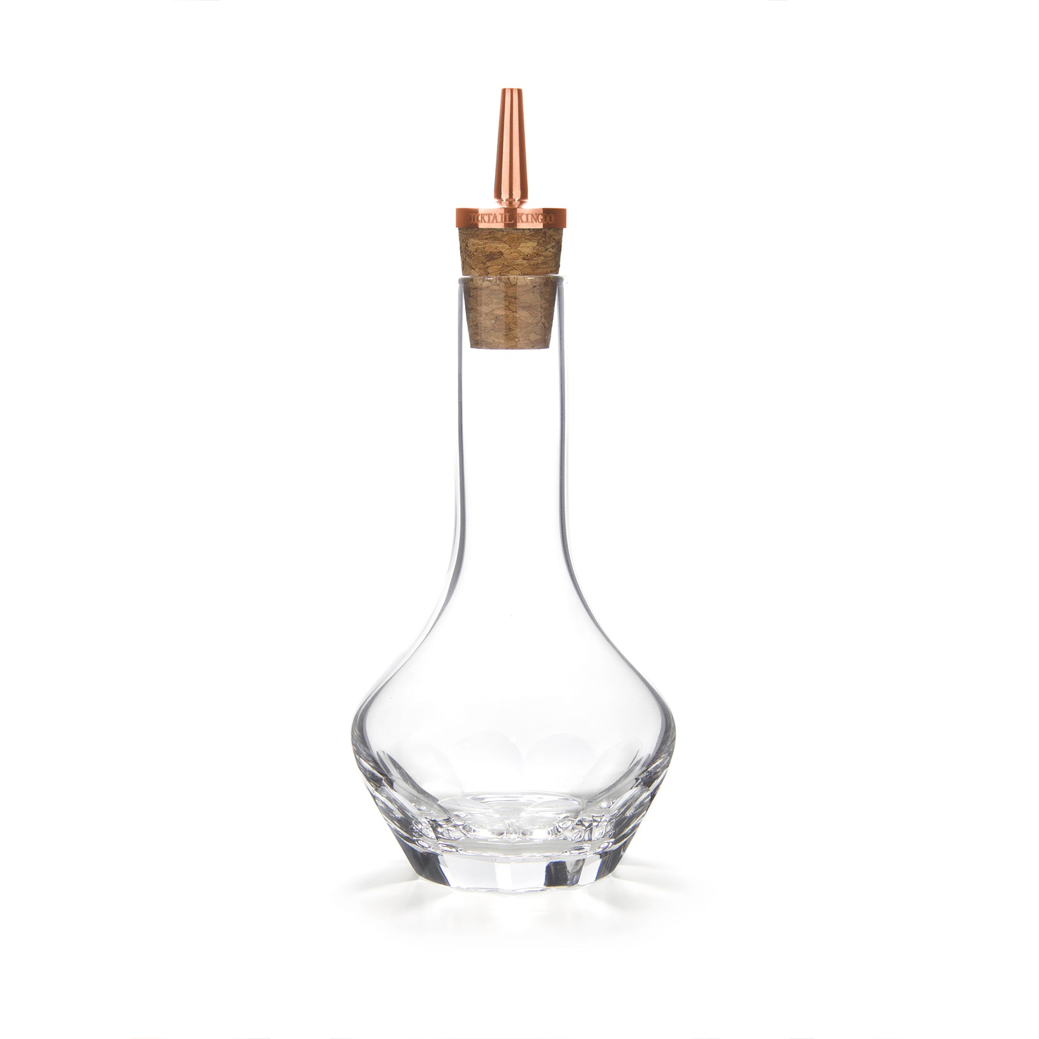 BEVELED BITTERS BOTTLE – COPPER-PLATED DASHER TOP / 100ml (3.4oz)