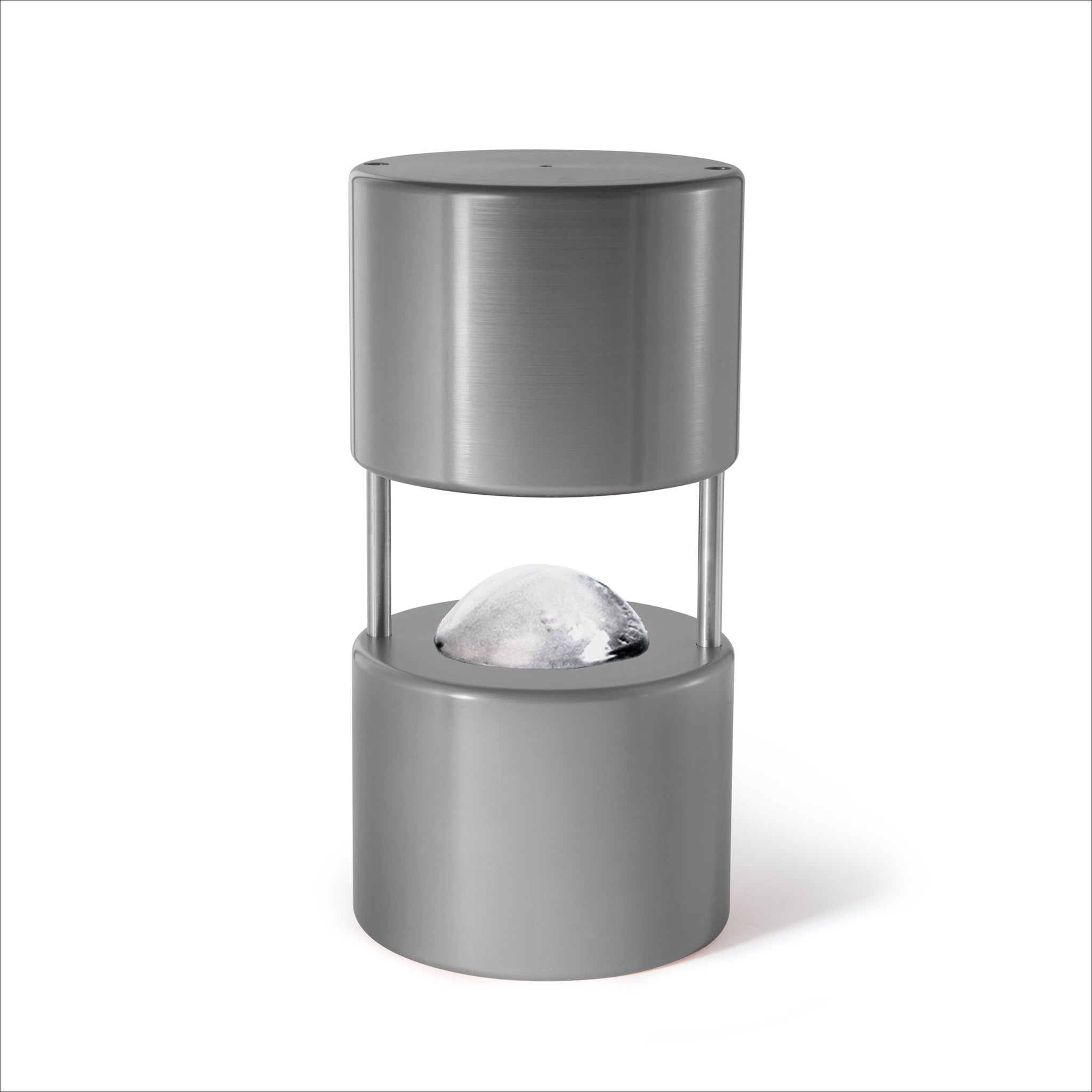 55mm ICE BALL MAKER – AEROSPACE GRADE ALUMINUM / SILVER FINISH