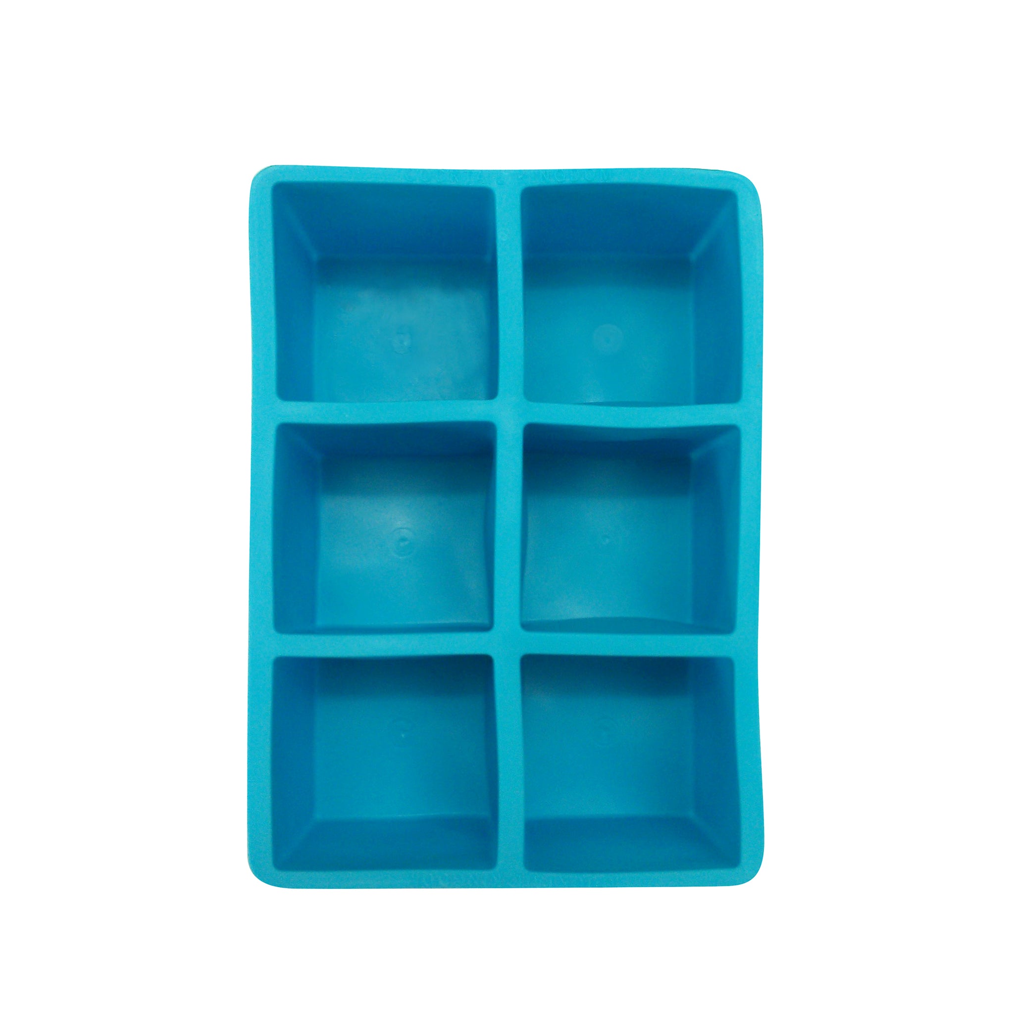 2in SQUARE ICE CUBE TRAY – FOOD GRADE RUBBER / BLUE