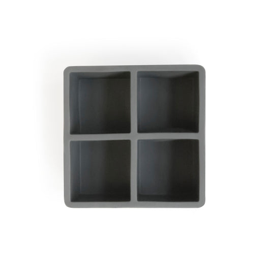 2in SQUARE ICE CUBE TRAY – FOOD GRADE RUBBER / GRAY