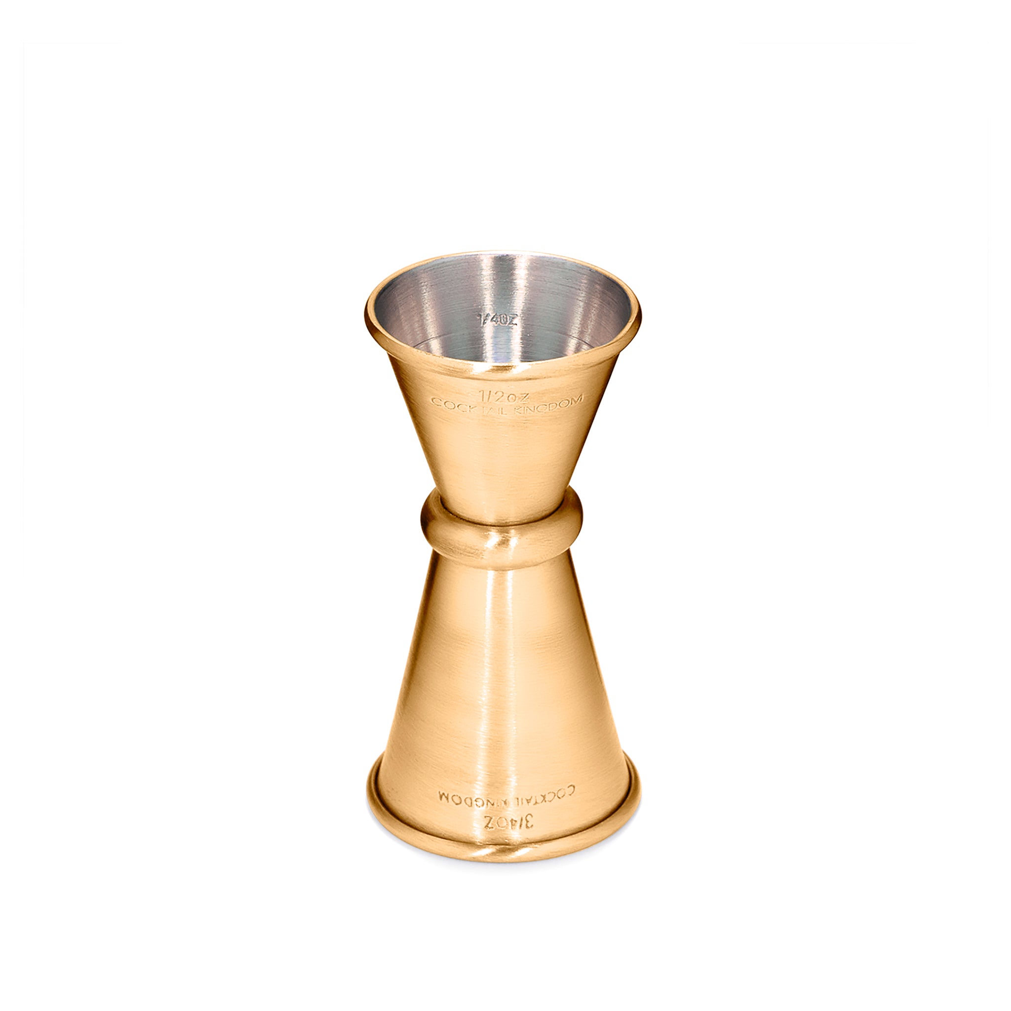 JAPANESE STYLE JIGGER / GOLD-PLATED – ½oz / ¾oz