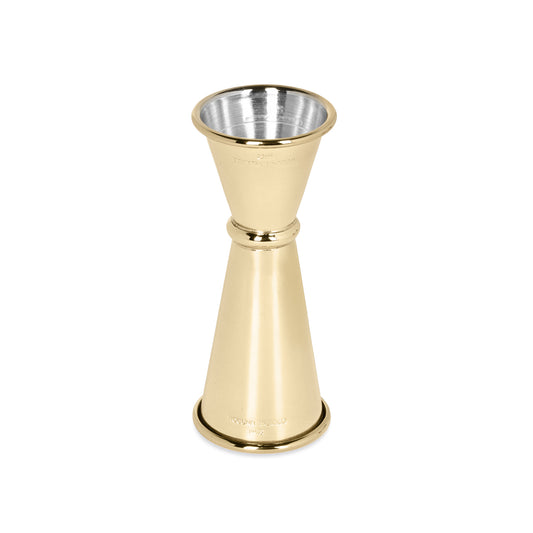 JAPANESE STYLE JIGGER / GOLD-PLATED – ½oz / ¾oz – Cocktail Kingdom