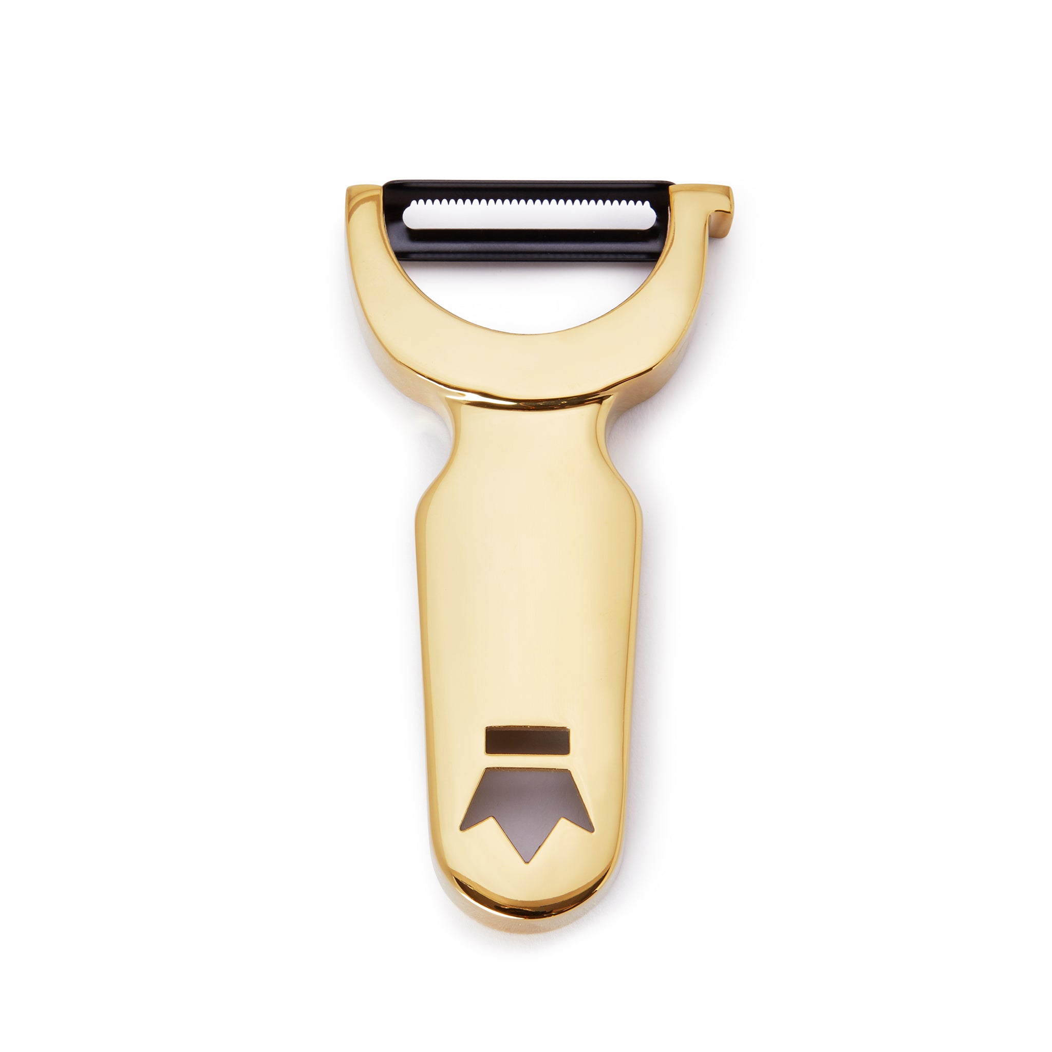 BUSWELL® CAST METAL PEELER - SERRATED / GOLD-PLATED