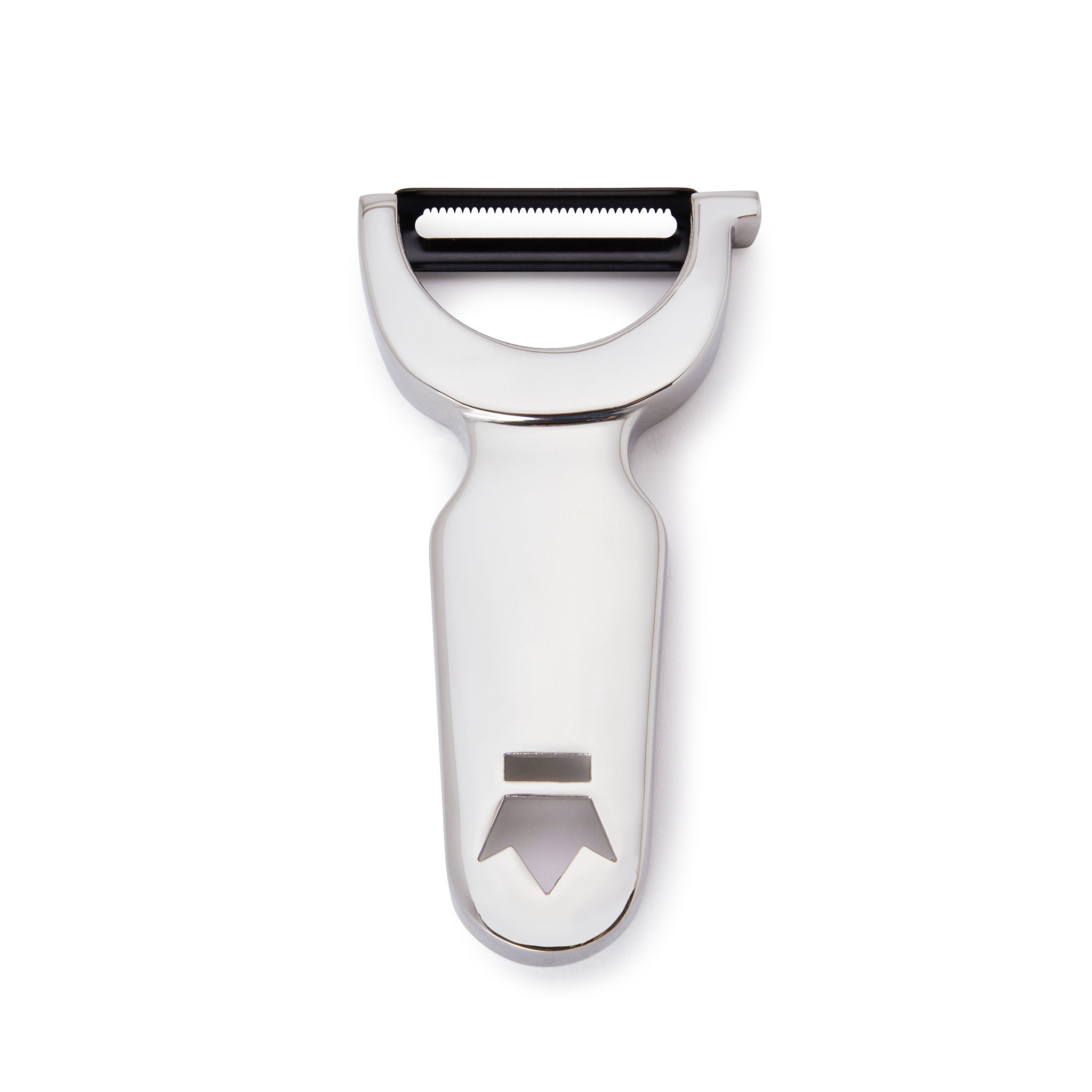 BUSWELL® CAST METAL PEELER – SERRATED / STAINLESS STEEL