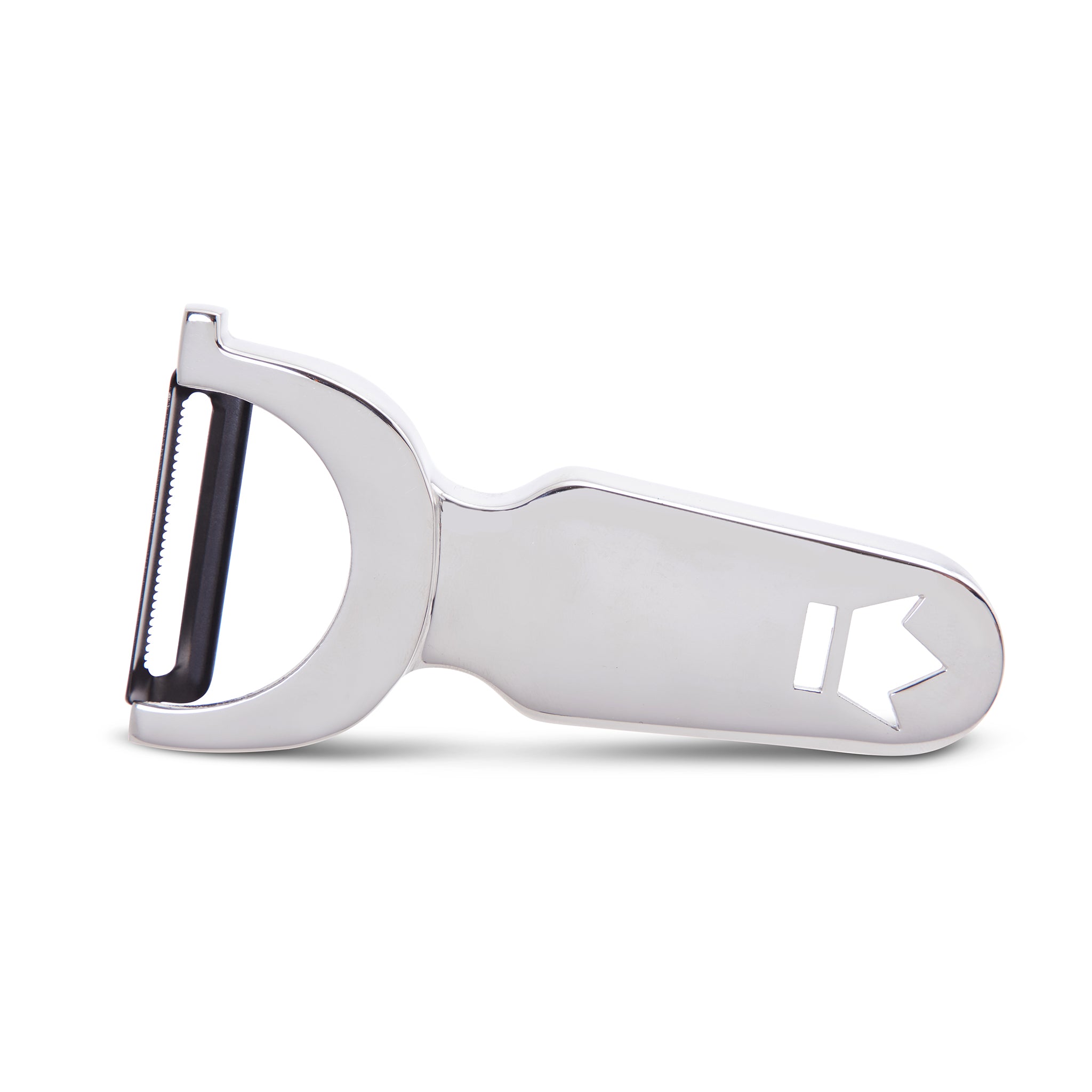 BUSWELL® CAST METAL PEELER – SERRATED / STAINLESS STEEL