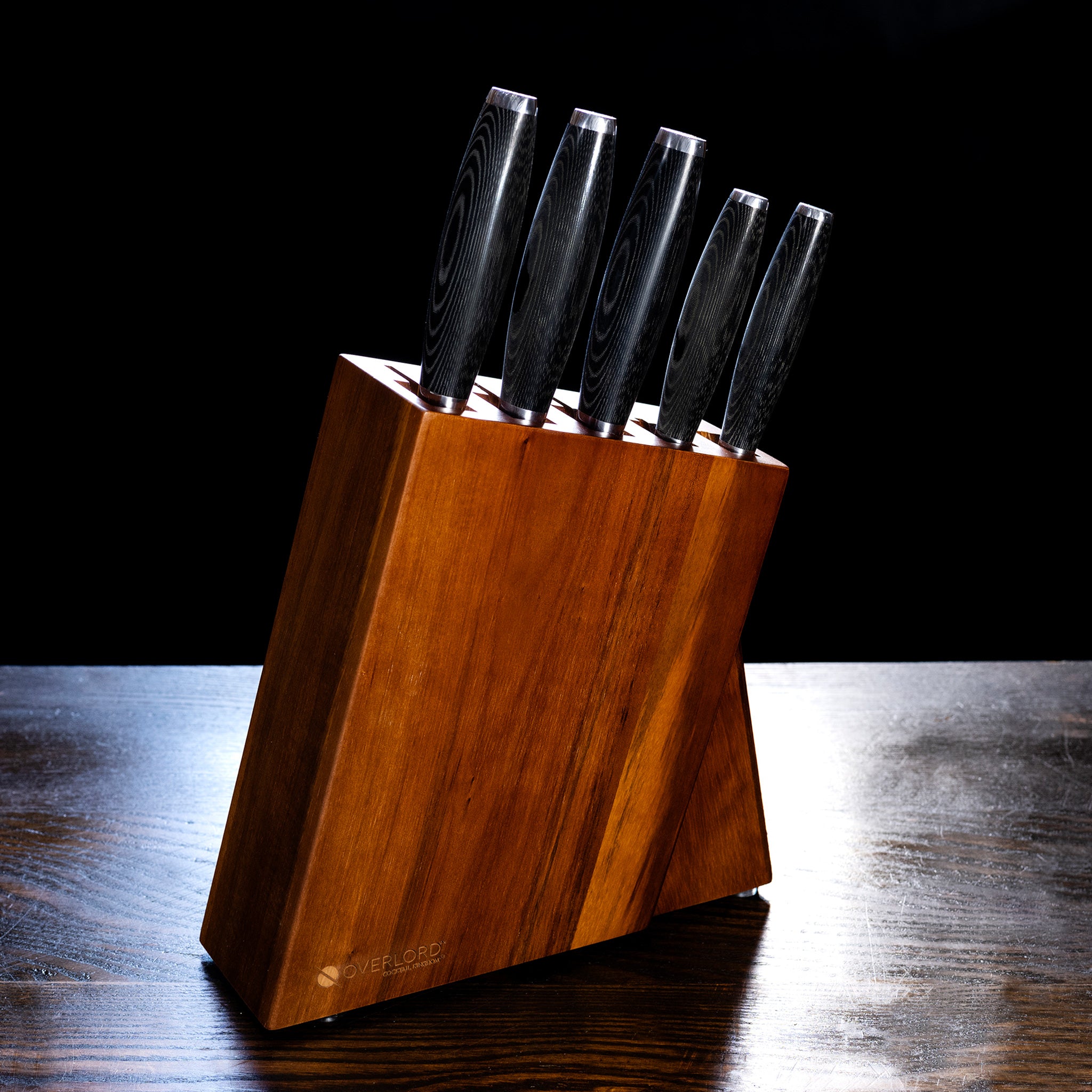 OVERLORD™ KNIFE BLOCK – ACACIA WOOD