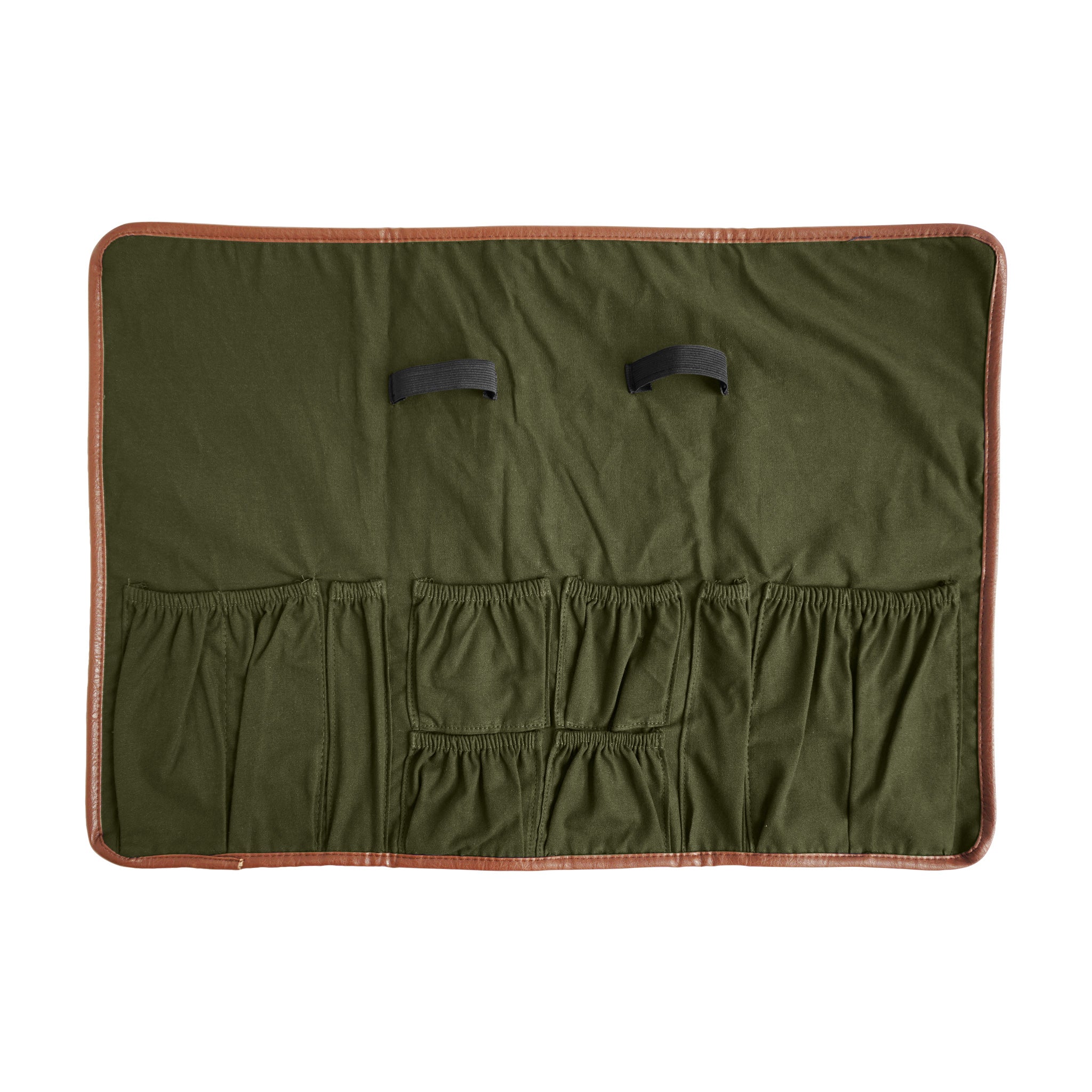 BARWARE ROLL-UP – ARMY GREEN CANVAS