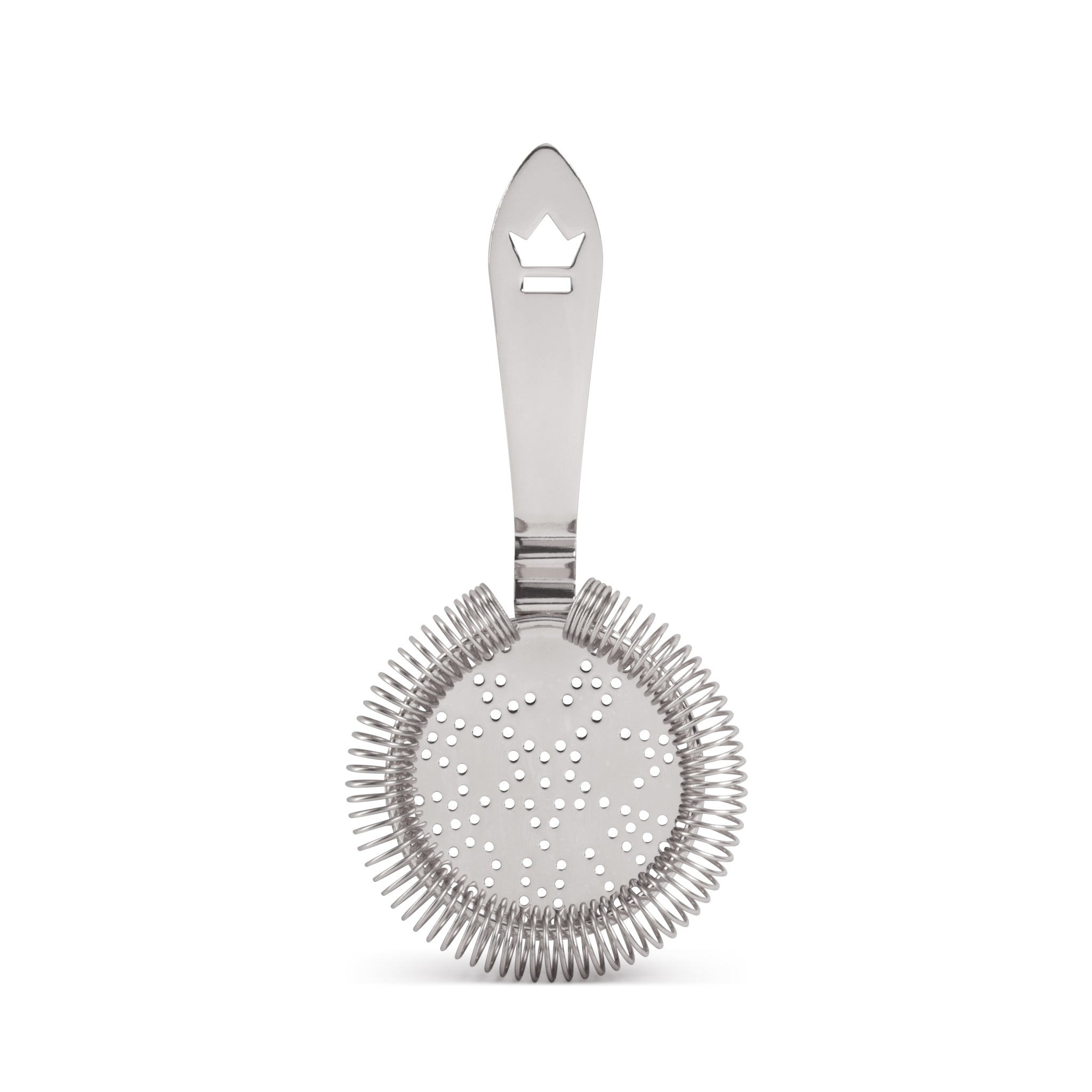 ANTIQUE-STYLE COCKTAIL STRAINER / STAINLESS STEEL