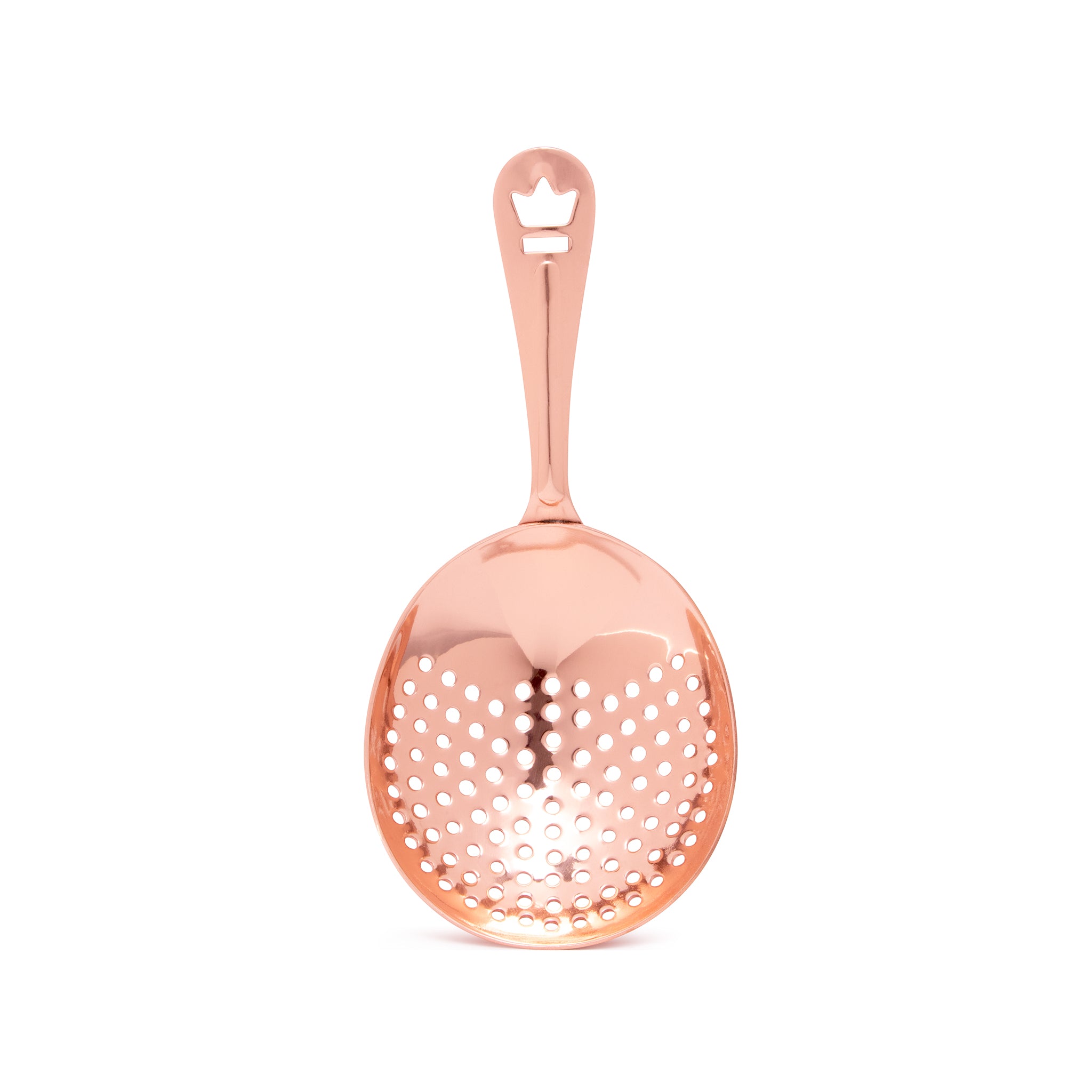 PREMIUM JULEP STRAINER / COPPER-PLATED