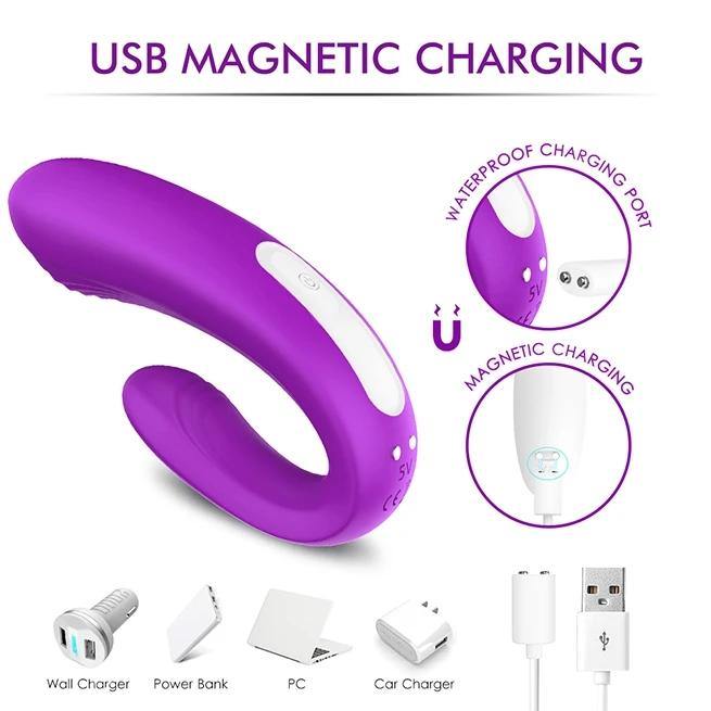 Phanxy Couple Vibratorrechargeable Clitoral And G Spot Vibrator Nipple Toys Amount Usd 9136