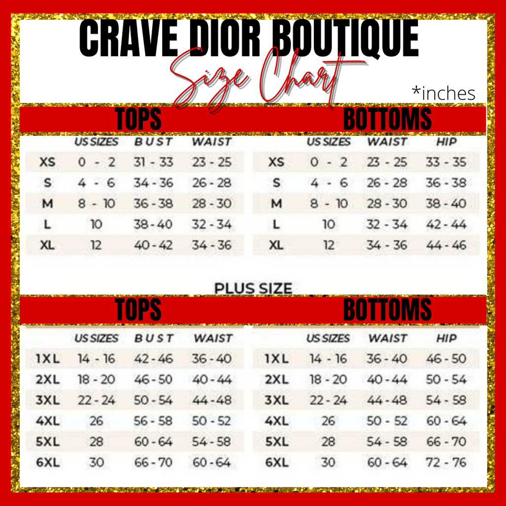 Chi tiết hơn 86 dior size chart mới nhất  trieuson5