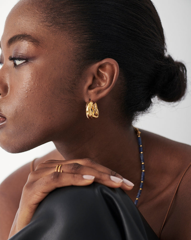 Lucy Williams X Missoma Chunky Entwine Hoop Earrings