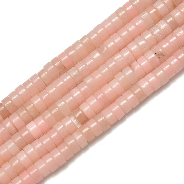 4mm Light Pink Heishi Disc Beads