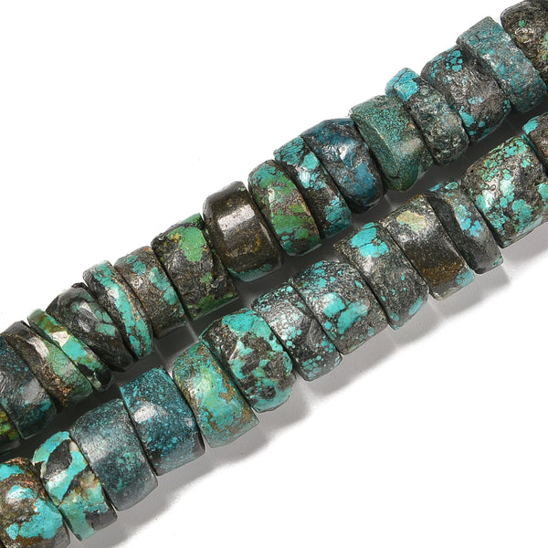 Natural African Turquoise Heishi Beads 4mm 6mm 15.5 Strand