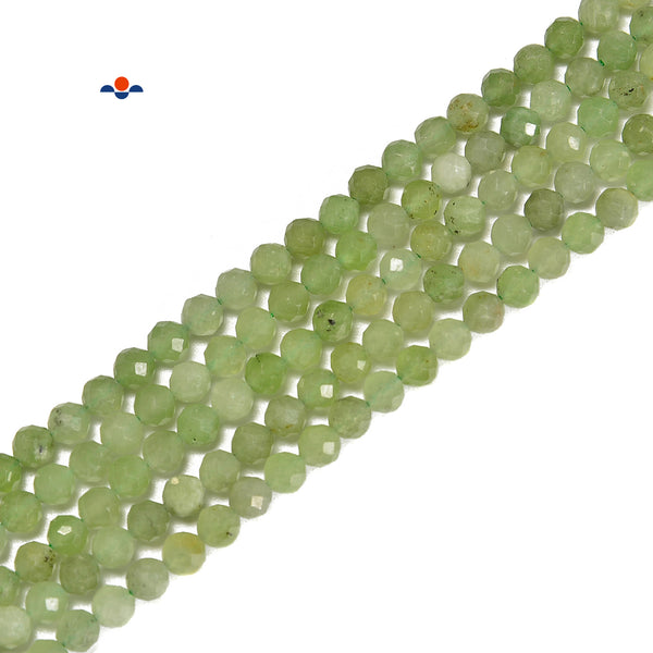 Light green jade beads necklace