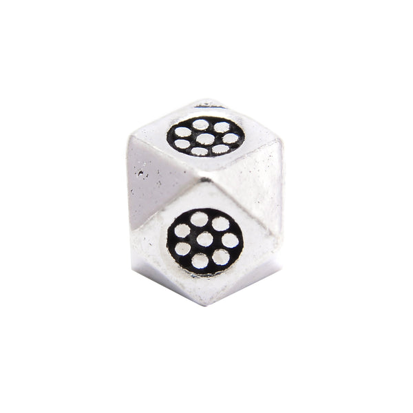 925 Sterling Silver Large Hole Spacer Beads Size 5x7mm Sold 6Pcs Per B –  CRC Beads