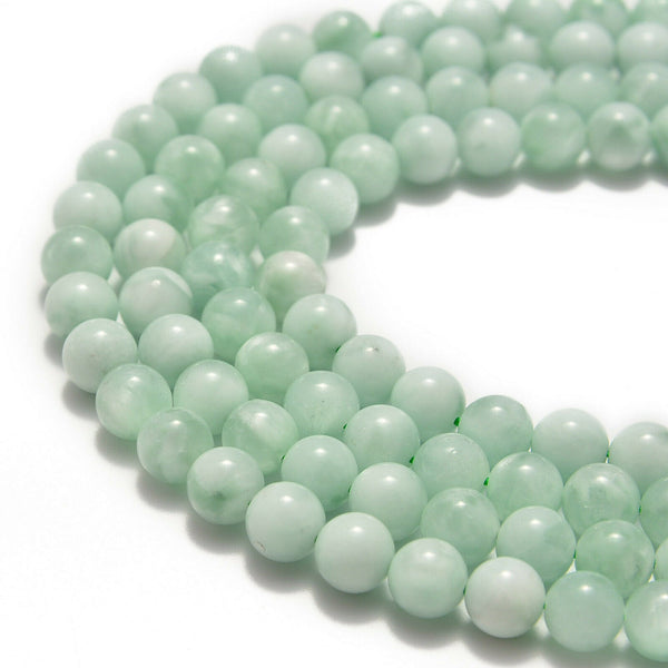 9-10MM Green Moonstone Gemstone Grade AA Round Loose Beads 15.5 inch F –  DayBeads