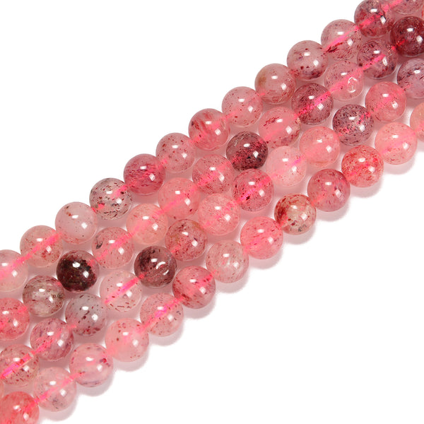 Strawberry Quartz Beads, Quartz Beads