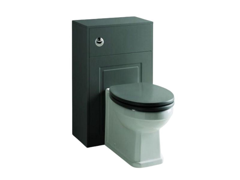 matt grey toilet and unit