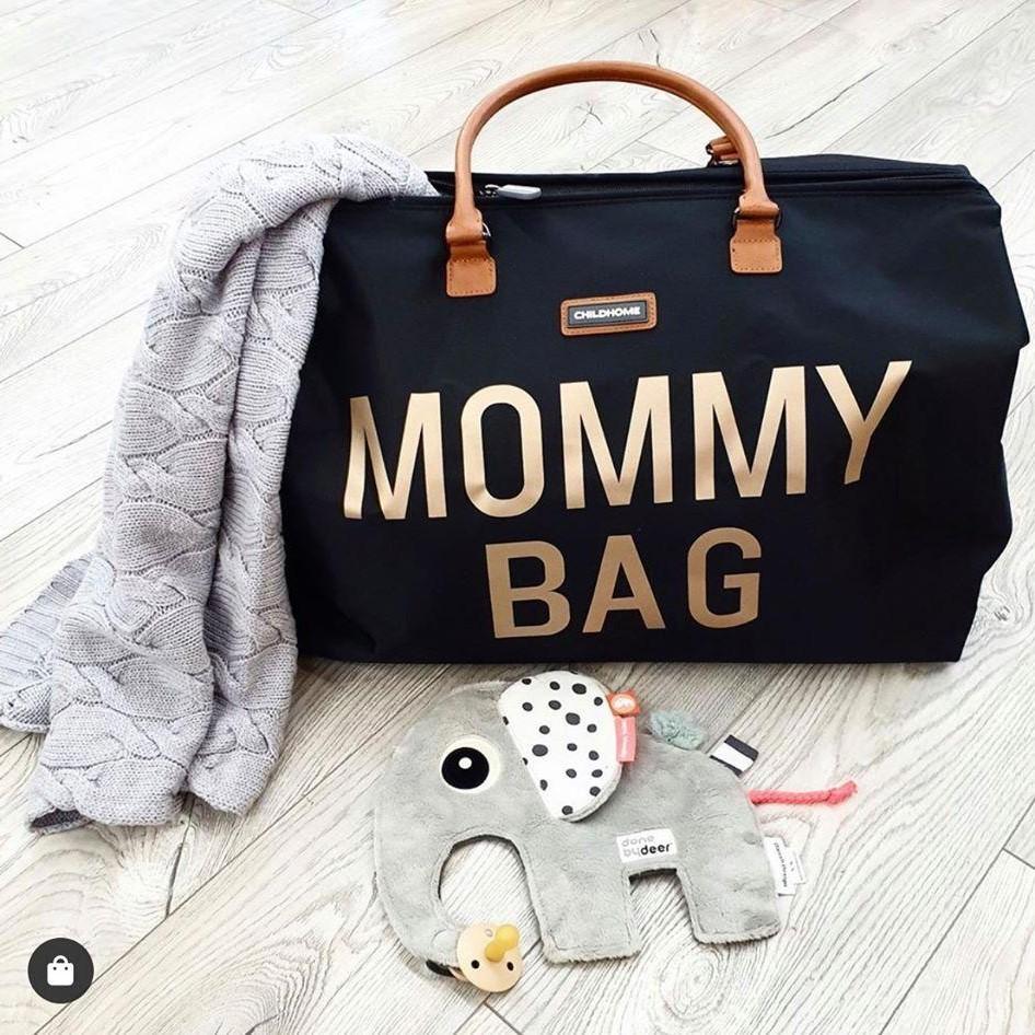 Childhome Mommy Bag Black and Gold – Babys On Wheels