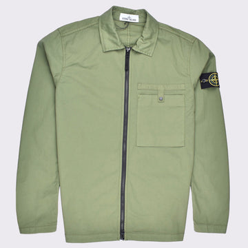 stone island crinkle reps hooded jacket