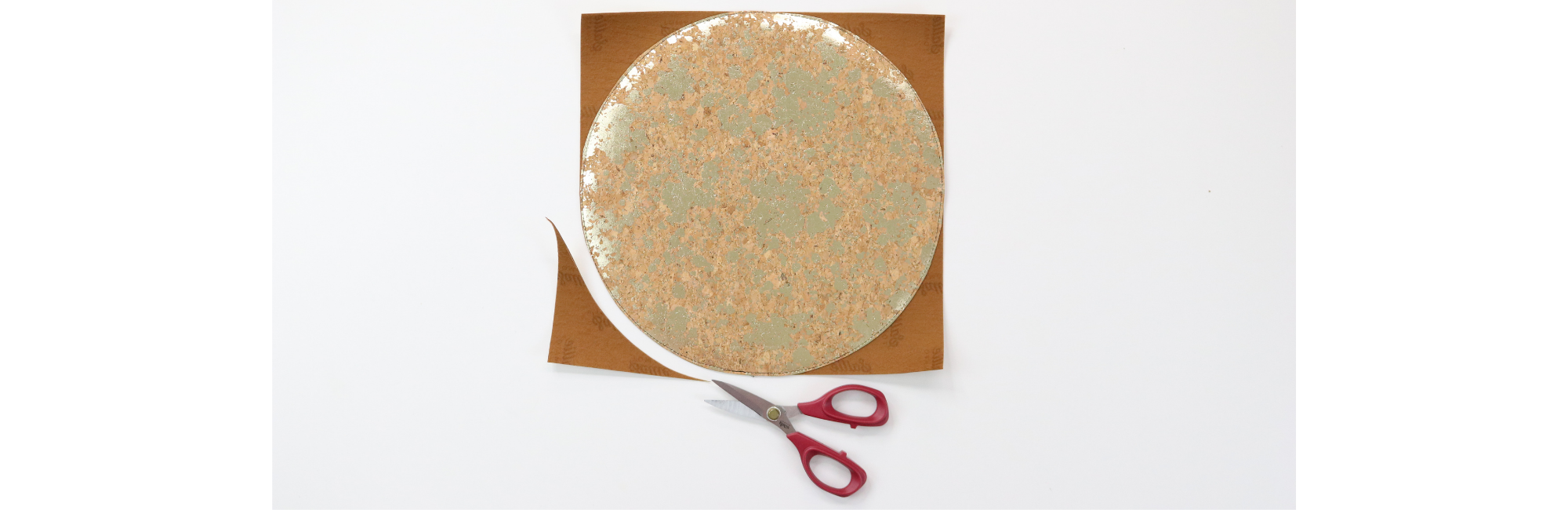 diy cork placemat