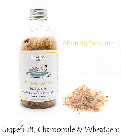 Kuwaloo | Morning Sunshine Bath Salts 300g (Dead Sea Salts)