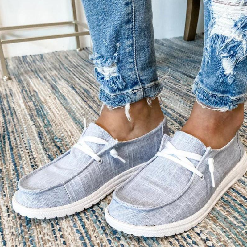women's lace up canvas sneakers